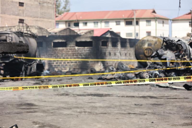 File image of a gas plant in the Mradi area that exploded.